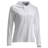 Greg Norman Women's Long Sleeve Golf Hoodie, White
