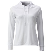 Greg Norman Women's Long Sleeve Golf Hoodie, White