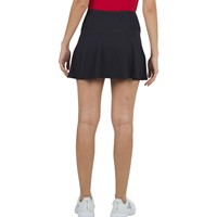 IBkul Women's Solid Swing Golf Skort, Black