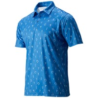 TGW Men's Cocktail Print Golf Polo, Blue