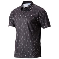 TGW Men's Cocktail Print Golf Polo, Grey
