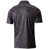 TGW Men's Cocktail Print Golf Polo, Grey