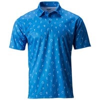 TGW Men's Cocktail Print Golf Polo