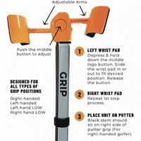 Orange Whip Putt Master, 3-z