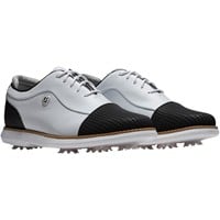 FootJoy Women's Traditions Golf Shoes - Previous Season Style, White/Black