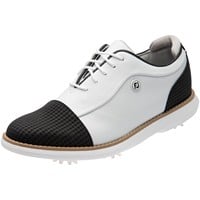 FootJoy Women's Traditions Golf Shoes - Previous Season Style, White/Black