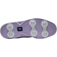 FootJoy Women's Traditions Golf Shoes - Previous Season Style, White/Purple