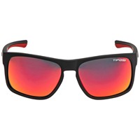 Tifosi Swick Golf Sunglasses, Black/Red