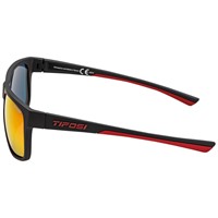 Tifosi Swick Golf Sunglasses, Black/Red