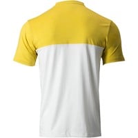 366 Golf Men's Modern Colorblock Golf Shirt, Yellow