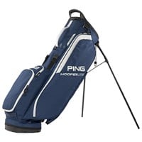 PING 2026 Hoofer Lite Golf Stand Bag, Navy/Silver