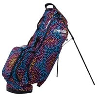 PING 2026 Hoofer Golf Stand Bag, Black/Multi