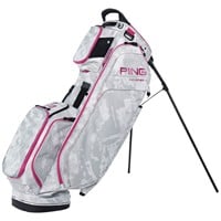 PING 2026 Hoofer 14 Golf Stand Bag, Grey/Pink