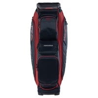 PING 2026 Traverse Golf Cart Bag, Black/Red