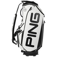 PING 2026 Tour Staff Golf Cart Bag, White/Black