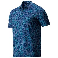 Greg Norman Men's Tropicana Print Golf Polo, Navy