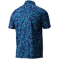 Greg Norman Men's Tropicana Print Golf Polo, Navy
