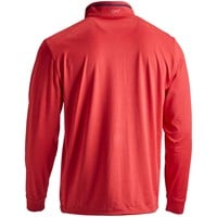 Greg Norman Men's Leaderboard 1/4 Zip Stretch Golf Pullover, Red