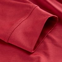 Greg Norman Men's Leaderboard 1/4 Zip Stretch Golf Pullover, Red