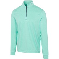 Greg Norman Men's Leaderboard 1/4 Zip Stretch Golf Pullover, Green