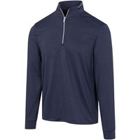 Greg Norman Men's Leaderboard 1/4 Zip Stretch Golf Pullover, Navy