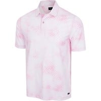 Greg Norman Men's Digital Fin Stretch Golf Polo, Pink