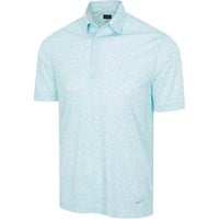 Greg Norman Men's ML75 Microlux Vine Print Golf Polo, Green