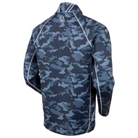 Sunice Men's Allendale 2.0 Camo 1/2 Zip Golf Pullover, Dark Blue