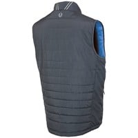Sunice Men's Michael Therman Reversible Golf Vest, Charcoal/Blue