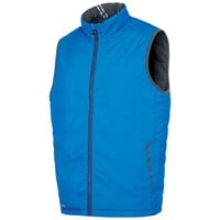 Sunice Men's Michael Therman Reversible Golf Vest, Charcoal/Blue