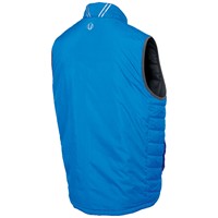 Sunice Men's Michael Therman Reversible Golf Vest, Charcoal/Blue