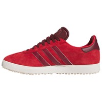 adidas Men's Originals Gazelle Golf Shoes, Scarlet/White
