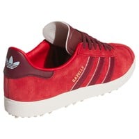 adidas Men's Originals Gazelle Golf Shoes, Scarlet/White