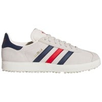 adidas Men's Originals Gazelle Golf Shoes, White/Red/Blue