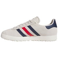 adidas Men's Originals Gazelle Golf Shoes, White/Red/Blue