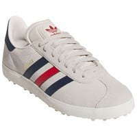 adidas Men's Originals Gazelle Golf Shoes, White/Red/Blue