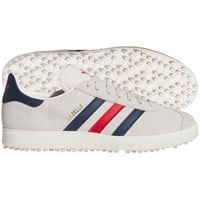 adidas Men's Originals Gazelle Golf Shoes, White/Red/Blue