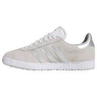 adidas Women's Originals Gazelle Golf Shoes, White/Silver