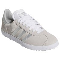adidas Women's Originals Gazelle Golf Shoes, White/Silver