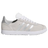 adidas Women's Originals Gazelle Golf Shoes, White/Silver