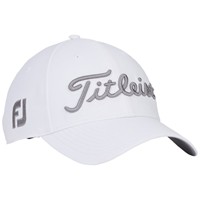 Titleist Tour Performance Golf Hat, White/Grey