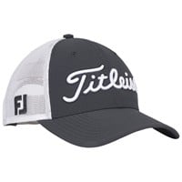 Titleist Tour Performance Mesh Golf Hat, Charcoal/White