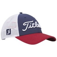 Titleist Tour Performance Mesh Golf Hat, Navy/Red