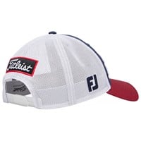 Titleist Tour Performance Mesh Golf Hat, Navy/Red