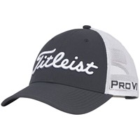 Titleist Tour Performance Mesh Golf Hat, Charcoal/White