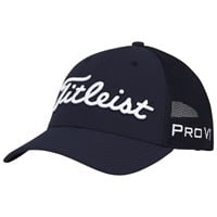 Titleist Tour Performance Mesh Golf Hat, Navy/White