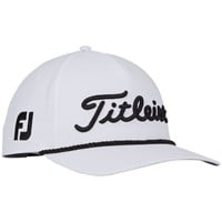Titleist Tour Rope Golf Hat, White/Black