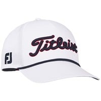 Titleist Tour Rope Golf Hat, White/Red/Blue