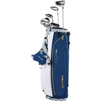 TaylorMade Ladies Kalea Gold Compete Set w/Stand Bag, Blue/White