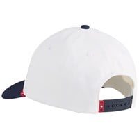 Puma Pars and Stripes 5 Panel Golf Hat, White